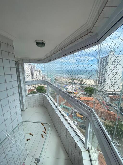 Apartamento 2 Dormitorios E Sacada Gourmet Frente Ao Mar Praia Grande  Luaran gambar