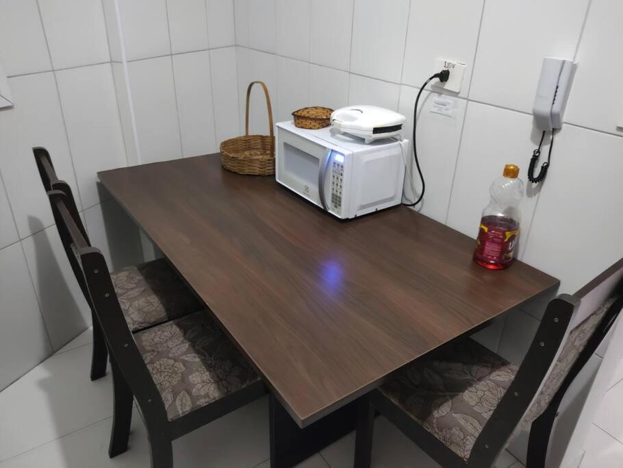 Apartamento 2 Dormitorios E Sacada Gourmet Frente Ao Mar Praia Grande  Luaran gambar